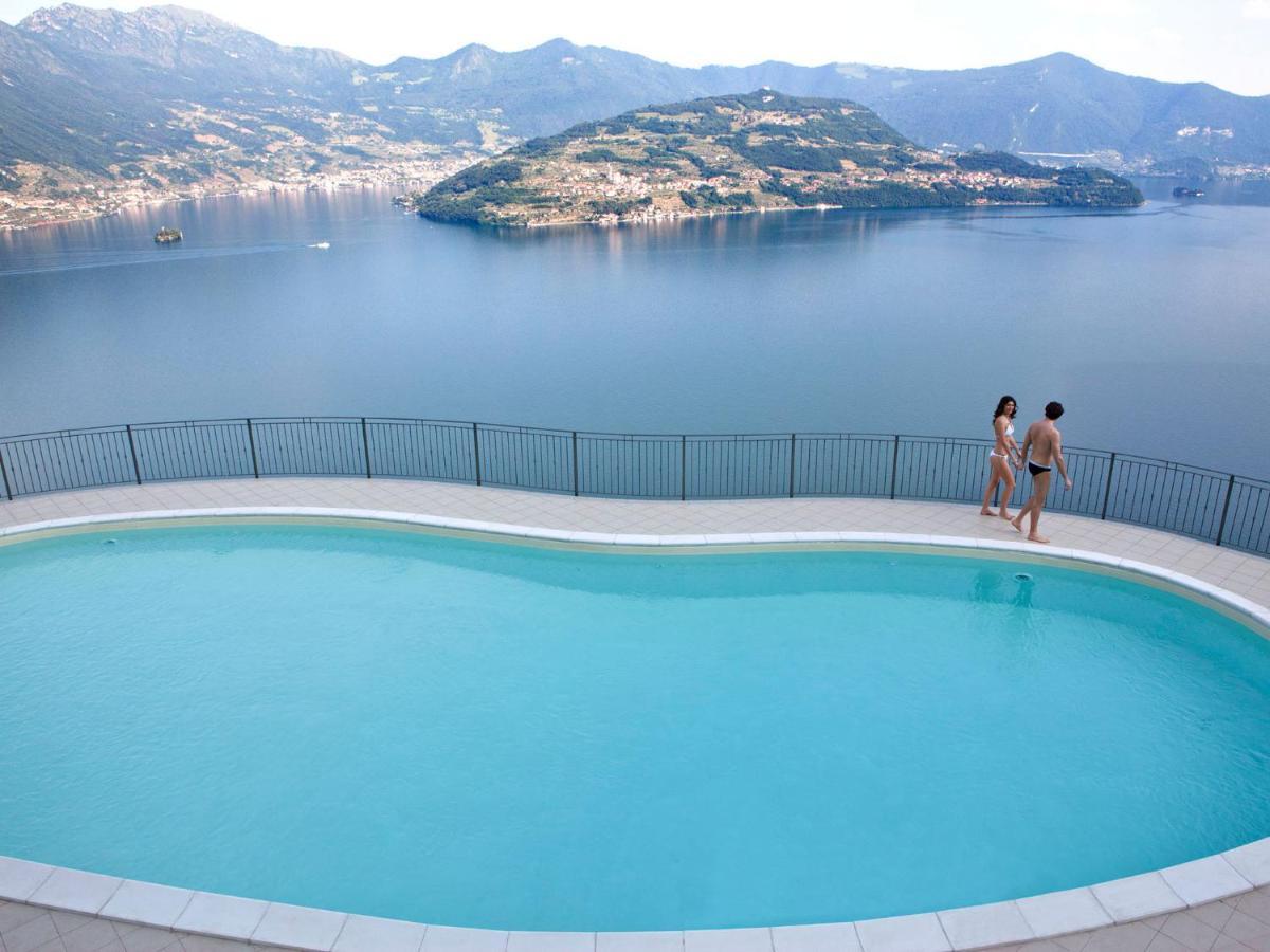 Cherubino - Stunning Lake View With Swimming Pool Parzanica Exterior foto
